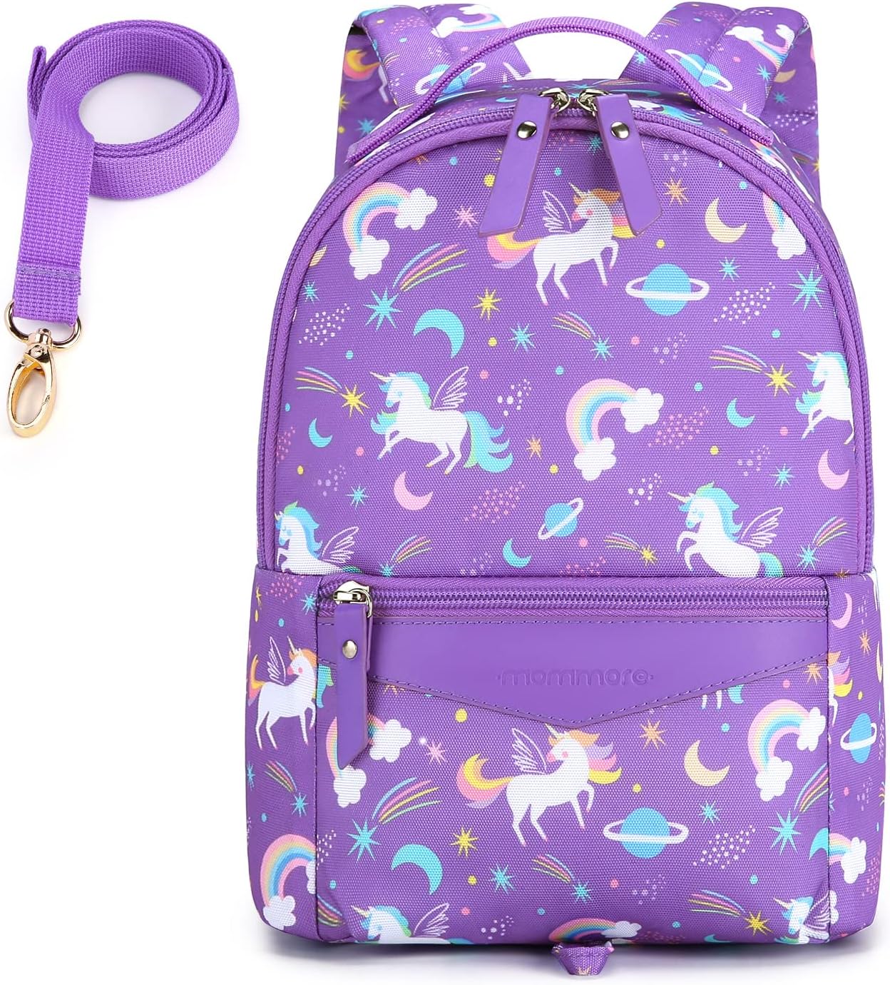 mommore Toddler Backpack Leash for 1-3 Baby Backpack for Boys Girls Small Preschool Bookbag