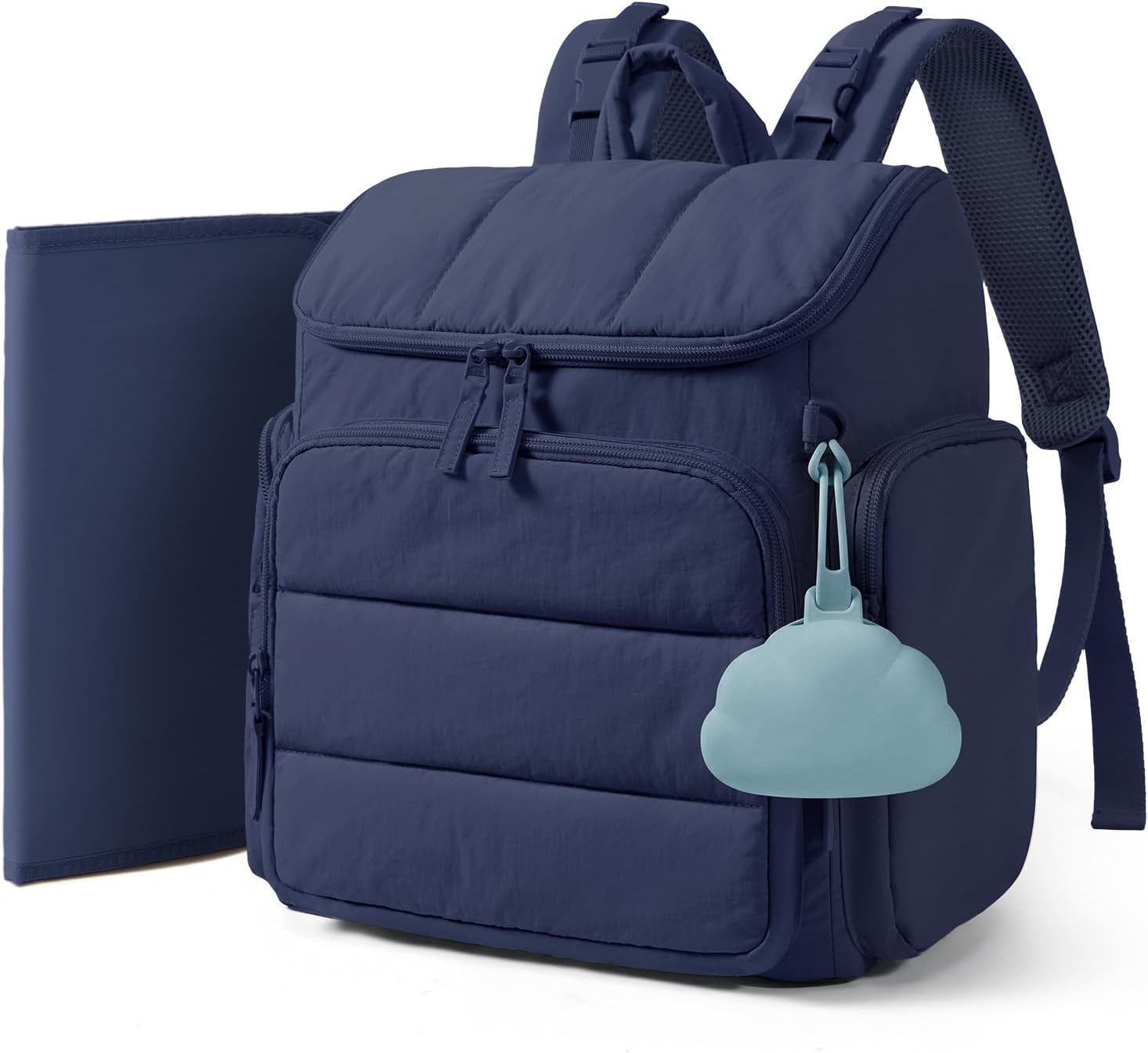 mommore Diaper Bag Backpack, Baby Bag, Diaper Backpack, Navy Blue